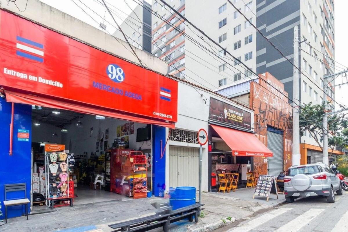 Rubi Studio No Bras Com Piscina - Metro Bras São Paulo Exterior foto